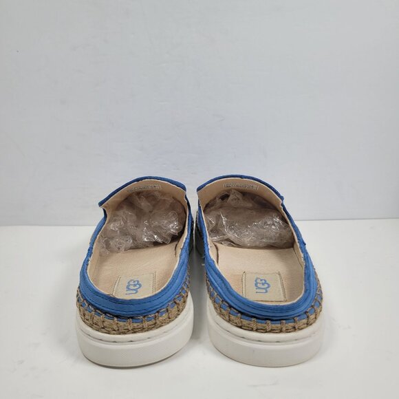UGG Women’s Caleel Blue Espadrille Slip-On Mule Shoes S/N1010102 US Size  8.5 - Picture 4 of 8